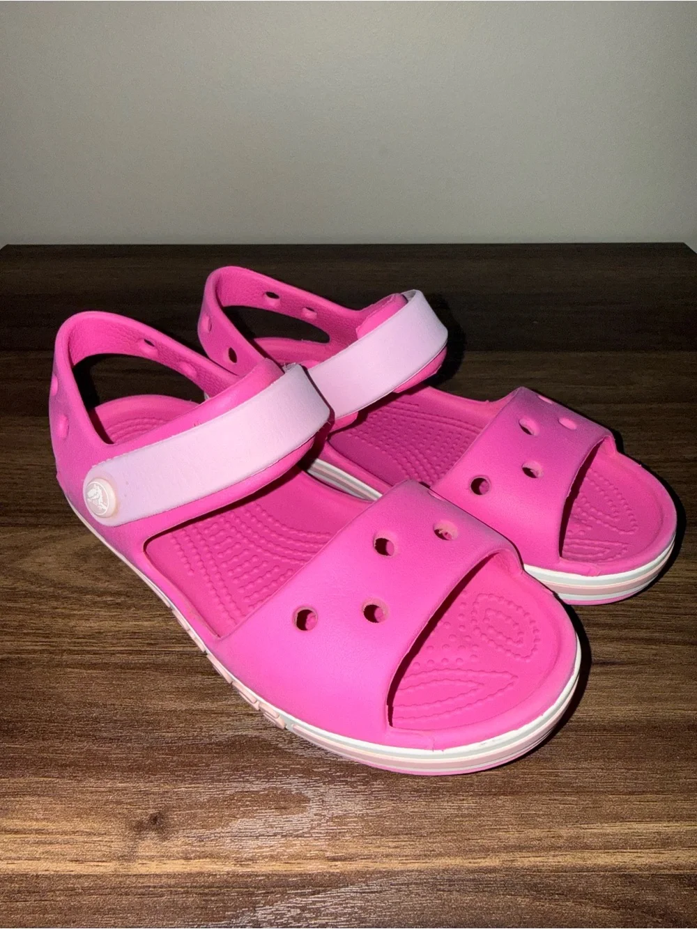 CROCS Bayaband Sandals little girls size 12